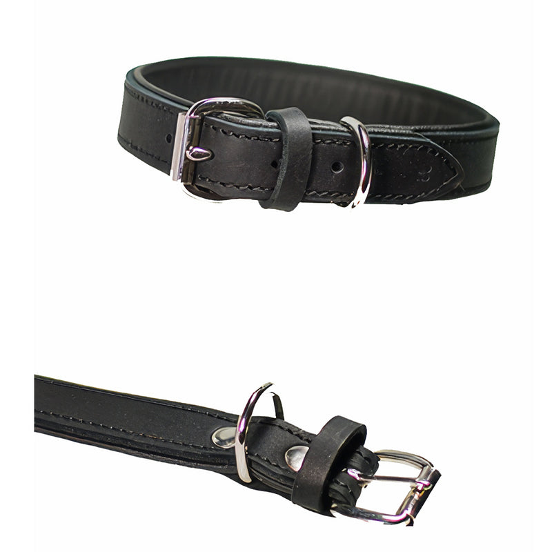 Lederhalsband, 30 mm, schwarz FRABO